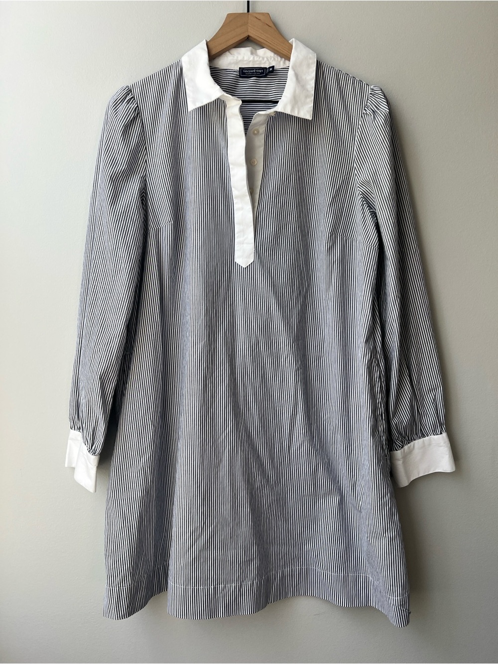 Vineyard Vines Poplin Popover Dress, Medium